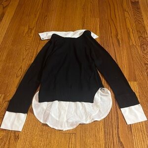 Central Park West Girl’s Black Sweater Dress Size 8